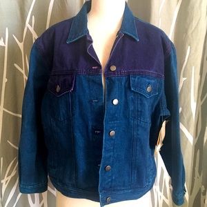 ❣️SALE❣️ STEFANO INTERNATIONAL “NWT” 90’s Vintage Denim Jean Jacket